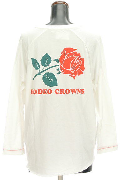 RODEO CROWNS（ロデオクラウン）の古着「薔薇刺繍ロゴカットソー（カットソー・プルオーバー）」大画像２へ