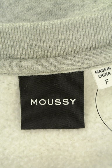 MOUSSY（マウジー）の古着「ロゴプリントスウェットトップス（スウェット・パーカー）」大画像６へ