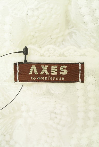 axes femme（アクシーズファム）の古着「刺繍レースブラウス（ブラウス）」大画像６へ