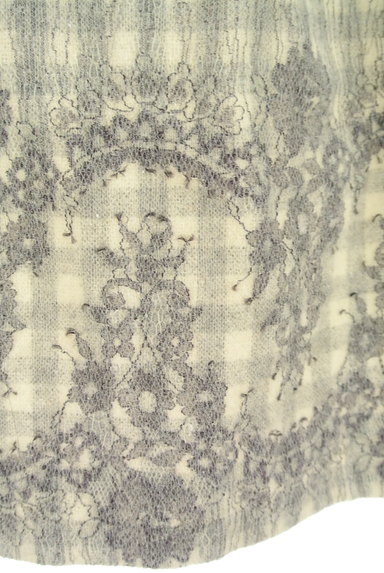 anatelier（アナトリエ）の古着「チェック×刺繍ウールミニスカート（ミニスカート）」大画像５へ