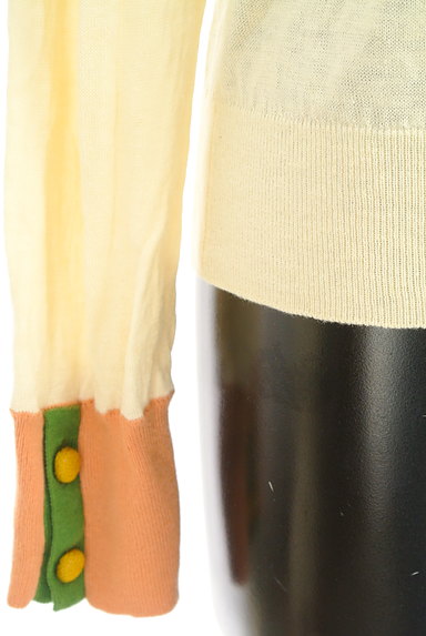 Jocomomola（ホコモモラ）の古着「袖マルチカラーカーディガン（カーディガン・ボレロ）」大画像５へ