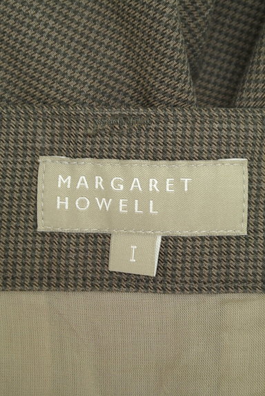 MARGARET HOWELL（マーガレットハウエル）の古着「フロントタックチェック柄スカート（スカート）」大画像６へ