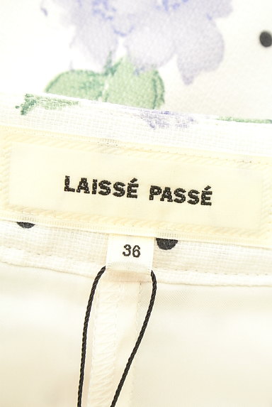 LAISSE PASSE（レッセパッセ）の古着「ドット×花柄フレアショートパンツ（ショートパンツ・ハーフパンツ）」大画像６へ