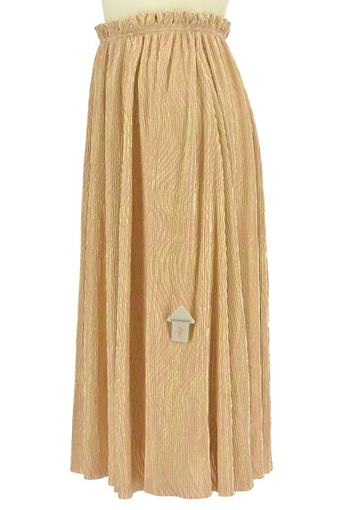 Lily Brown（リリーブラウン）の古着「ミモレ丈箔プリントプリーツスカート（スカート）」大画像４へ