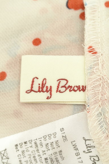 Lily Brown（リリーブラウン）の古着「レトロ花柄ブラウス（カットソー・プルオーバー）」大画像６へ