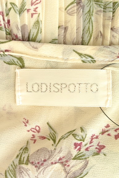 LODISPOTTO（ロディスポット）の古着「フリル襟花柄シフォンワンピース（ワンピース・チュニック）」大画像６へ