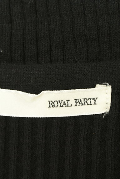 ROYAL PARTY（ロイヤルパーティ）の古着「ビジュー付きリブニット（ニット）」大画像６へ