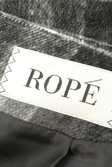 ROPE（ロペ）の古着「チェック柄膝上丈起毛スカート（ミニスカート）」大画像６へ