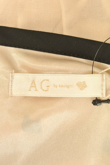 AG by aquagirl（エージーバイアクアガール）の古着「七分袖ネコ柄膝丈シフォンワンピース（ワンピース・チュニック）」大画像６へ