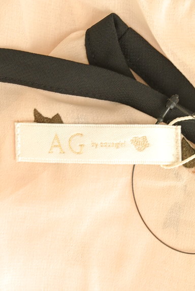 AG by aquagirl（エージーバイアクアガール）の古着「ネコ柄シアーシフォンブラウス（ブラウス）」大画像６へ
