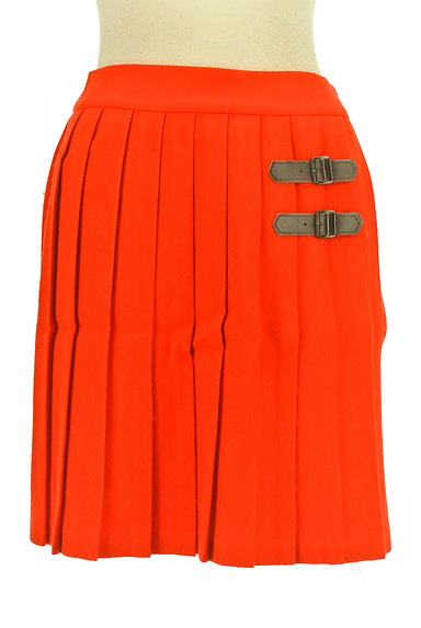 INDIVI（インディヴィ）の古着「サイドバックルプリーツスカート（スカート）」大画像１へ