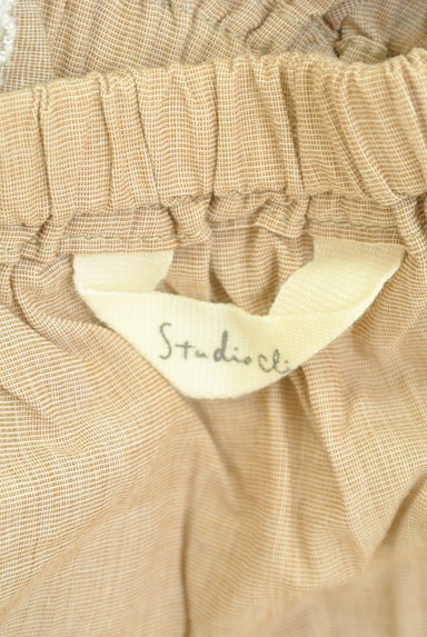 studio CLIP（スタディオクリップ）の古着「オーガンジーラインミモレ丈スカート（ロングスカート・マキシスカート）」大画像６へ