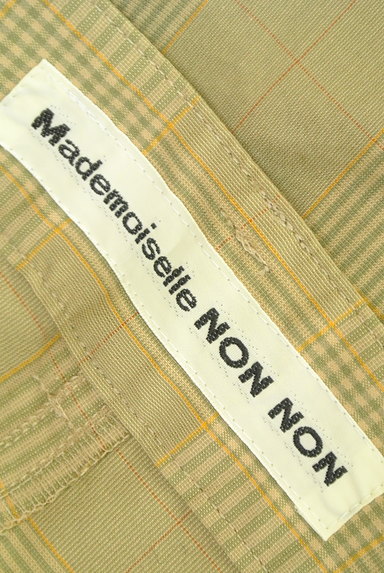 Mademoiselle NON NON（マドモアゼルノンノン）の古着「チェック柄ストレッチクロップドパンツ（パンツ）」大画像６へ