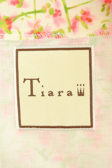 Tiara（ティアラ）の古着「パフスリーブ膝下丈花柄ワンピース（ワンピース・チュニック）」大画像６へ