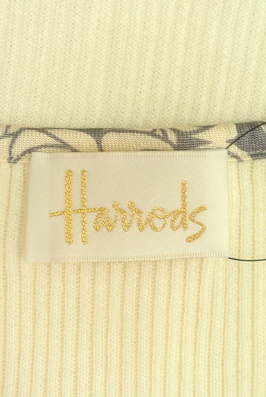 Harrods（ハロッズ）の古着「花柄パイピングノースリーブリブニット（ニット）」大画像６へ