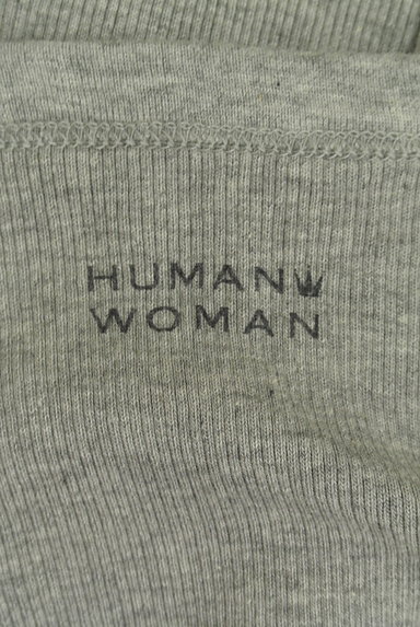 HUMAN WOMAN（ヒューマンウーマン）の古着「テレコリブカットソー（カットソー・プルオーバー）」大画像６へ