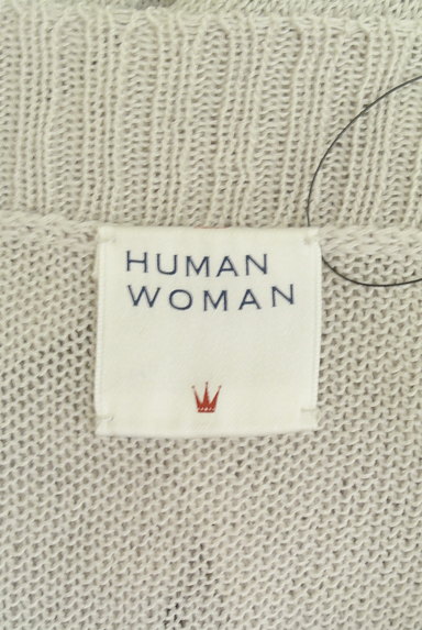 HUMAN WOMAN（ヒューマンウーマン）の古着「七分袖ボートネックニット（ニット）」大画像６へ