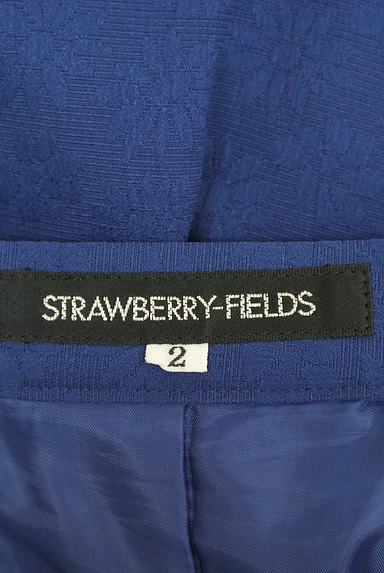 STRAWBERRY-FIELDS（ストロベリーフィールズ）の古着「膝上丈花柄ジャガードフレアスカート（スカート）」大画像６へ