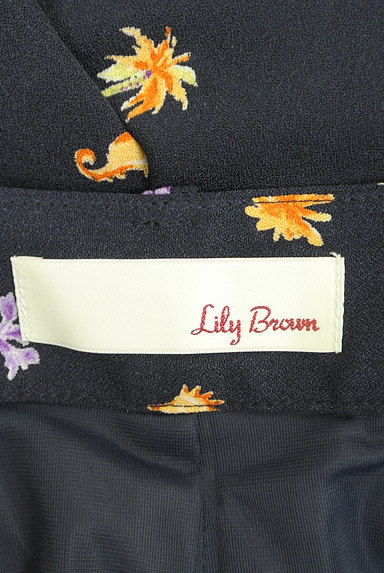 Lily Brown（リリーブラウン）の古着「カラフルプリントミモレ丈ワイドパンツ（パンツ）」大画像６へ