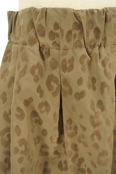 STRAWBERRY-FIELDS（ストロベリーフィールズ）の古着「フロッキーレオパード柄膝下丈スカート（スカート）」大画像４へ