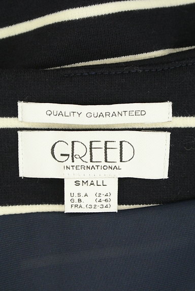 GREED INTERNATIONAL（グリードインターナショナル）の古着「ぴたっとボーダータイトスカート（スカート）」大画像６へ