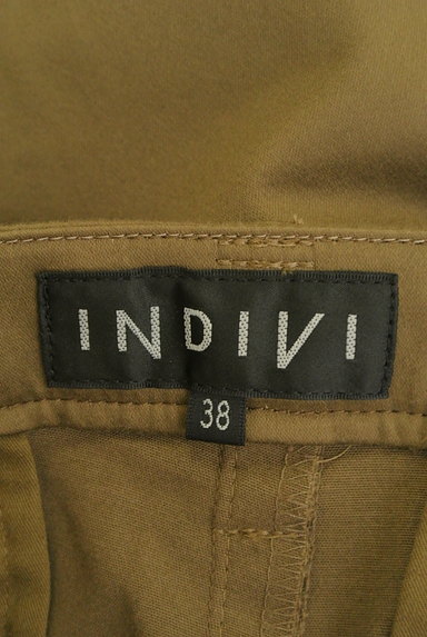 INDIVI（インディヴィ）の古着「裾ゴムギャザーストレッチパンツ（パンツ）」大画像６へ