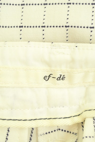 ef-de（エフデ）の古着「チェック柄クロップドパンツ（パンツ）」大画像６へ