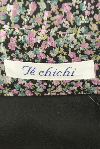 Te chichi（テチチ）の古着「小花柄シフォン膝丈ワンピース（ワンピース・チュニック）」大画像６へ