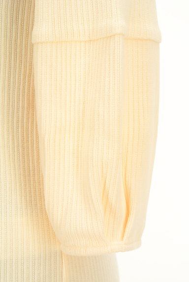Couture Brooch（クチュールブローチ）の古着「バイカラースカラップ七分袖ニット（ニット）」大画像５へ