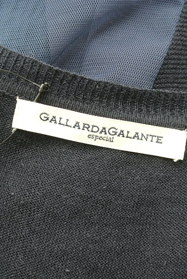 GALLARDAGALANTE（ガリャルダガランテ）の古着「バックチュール切替ニット（ニット）」大画像６へ
