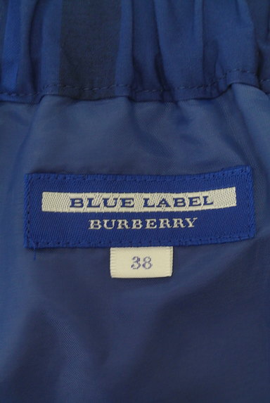 BURBERRY BLUE LABEL（バーバリーブルーレーベル）の古着「ベルト付きチェック柄ミニフレアスカート（ミニスカート）」大画像６へ