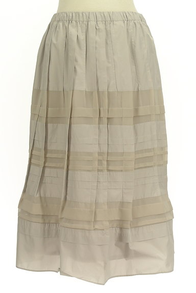 HIROKO BIS（ヒロコビス）の古着「微光沢×シフォンティアードスカート（ロングスカート・マキシスカート）」大画像１へ