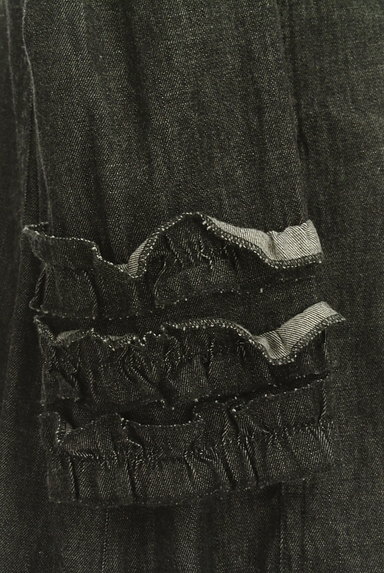 HIROKO BIS（ヒロコビス）の古着「袖口フリルロングデニムコート（コート）」大画像５へ