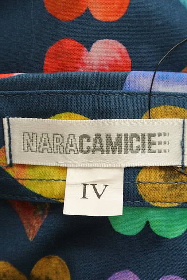 NARA CAMICIE（ナラカミーチェ）の古着「カラフルハート柄シャツ（カジュアルシャツ）」大画像６へ