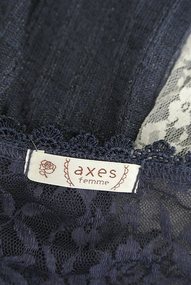 axes femme（アクシーズファム）の古着「シアーラメ刺繍カーディガン（カーディガン・ボレロ）」大画像６へ