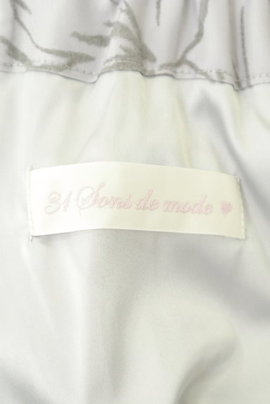 31 Sons de mode（トランテアン ソン ドゥ モード）の古着「グロッシー花柄ロングスカート（ロングスカート・マキシスカート）」大画像６へ