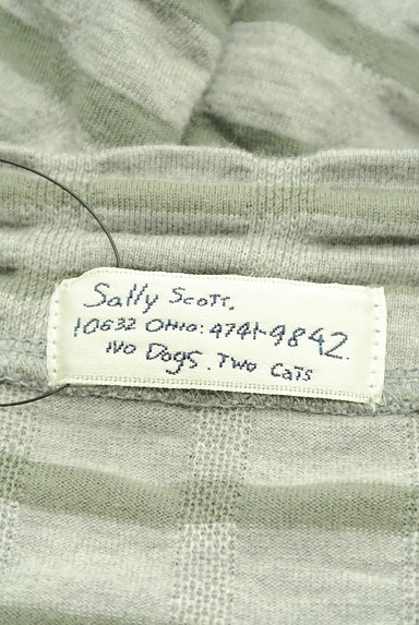 Sally Scott（サリースコット）の古着「スカラップボーダー七分袖カットソー（カットソー・プルオーバー）」大画像６へ