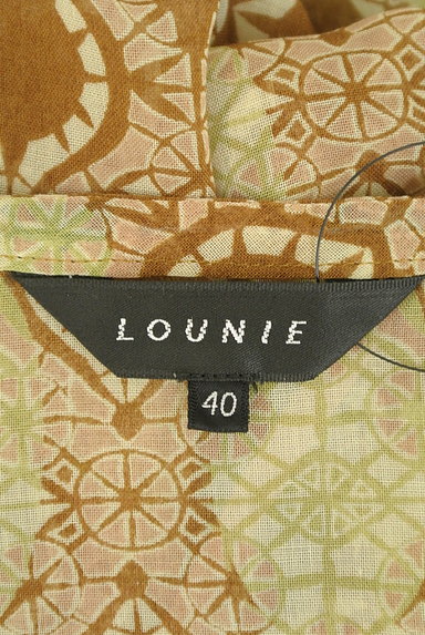 LOUNIE（ルーニィ）の古着「シアーカシュクールワンピース（ベスト・ジレ）」大画像６へ