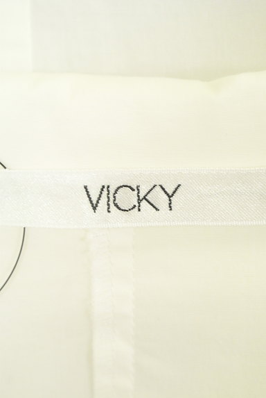 VICKY（ビッキー）の古着「オープンカラードロスト袖シャツ（カットソー・プルオーバー）」大画像６へ