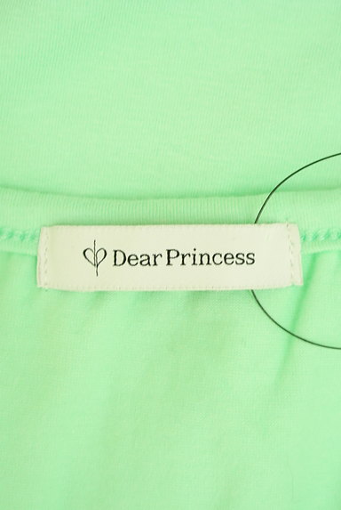 Dear Princess（ディアプリンセス）の古着「ラインストーン付きプリントTシャツ（Ｔシャツ）」大画像６へ