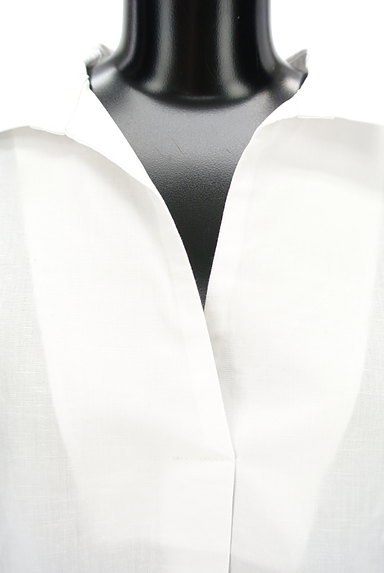 Rouge vif La cle（ルージュヴィフラクレ）の古着「さわやか白スキッパーシャツ（カジュアルシャツ）」大画像４へ