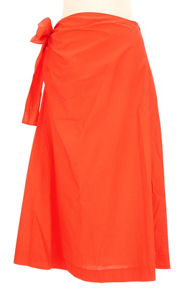 Rouge vif La cle（ルージュヴィフラクレ）の古着「サイドリボンラップ風ミモレスカート（ロングスカート・マキシスカート）」大画像１へ
