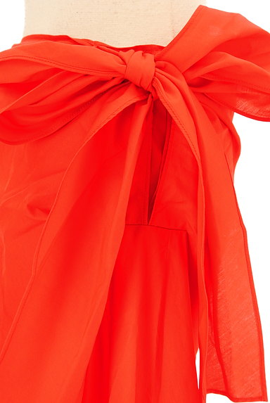 Rouge vif La cle（ルージュヴィフラクレ）の古着「サイドリボンラップ風ミモレスカート（ロングスカート・マキシスカート）」大画像４へ