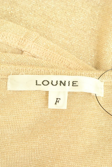 LOUNIE（ルーニィ）の古着「７分袖ドレープニットトップス（ニット）」大画像６へ