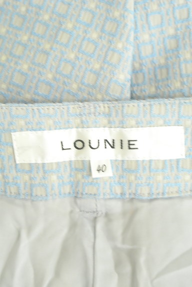 LOUNIE（ルーニィ）の古着「スクエア柄テーパードパンツ（パンツ）」大画像６へ