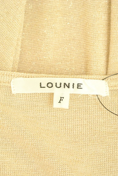 LOUNIE（ルーニィ）の古着「ドレープラメニットトップス（ニット）」大画像６へ