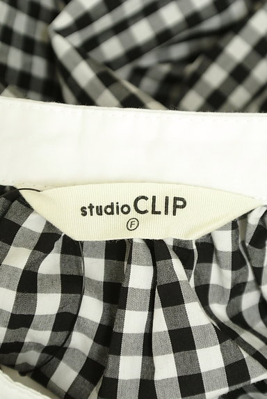 studio CLIP（スタディオクリップ）の古着「ギンガムギャザーロングワンピース（ワンピース・チュニック）」大画像６へ