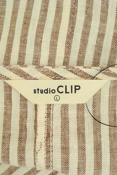 studio CLIP（スタディオクリップ）の古着「ウエストドロストキーネックロングワンピ（ワンピース・チュニック）」大画像６へ