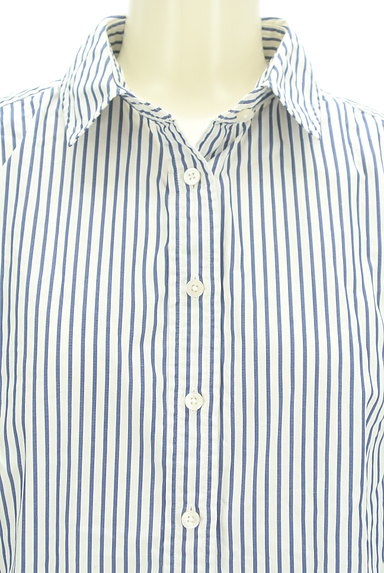 MACKINTOSH PHILOSOPHY（マッキントッシュ フィロソフィー）の古着「ストライプ柄ベーシックシャツ（カジュアルシャツ）」大画像４へ