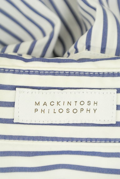 MACKINTOSH PHILOSOPHY（マッキントッシュ フィロソフィー）の古着「ストライプ柄ベーシックシャツ（カジュアルシャツ）」大画像６へ